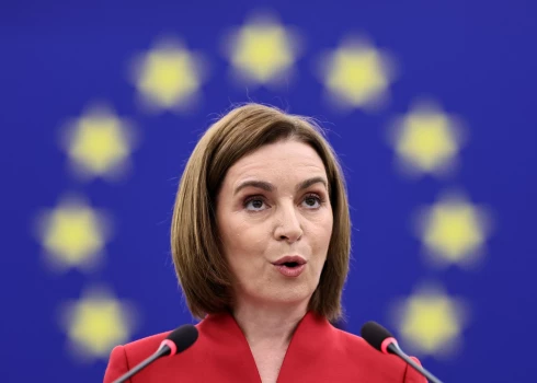 Moldovas prezidente Maija Sandu. 