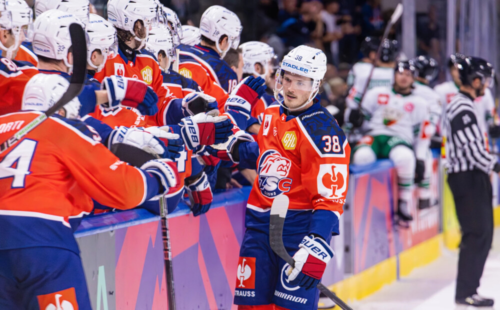 Rūdolfs Balcers Šveices čempionātu sāk ar vārtiem un piespēli "Lions" uzvarā