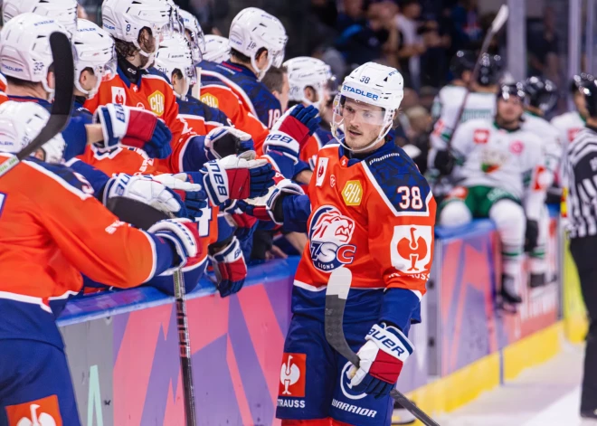 Rūdolfs Balcers Šveices čempionātu sāk ar vārtiem un piespēli "Lions" uzvarā