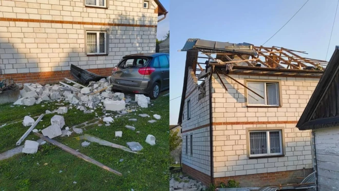 Krievijas raidīto dronu atlūzas nodarījušas postījumus kādai dzīvojamai ēkai Viriku ciematā.