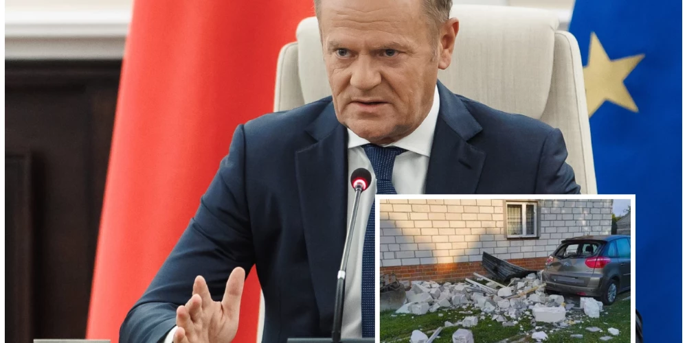 Polijas premjerministrs Donalds Tusks notikušo nodēvējis par liela mēroga Krievijas provokāciju.