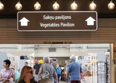 Atjaunotais Rīgas Centrāltirgus Sakņu paviljons.