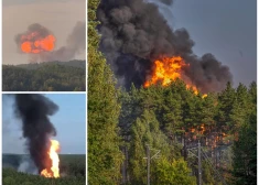 Viļņā ar atklātu liesmu aizdegušās gāzes cisternas - no tuvākās apkārtnes evakuēti cilvēki