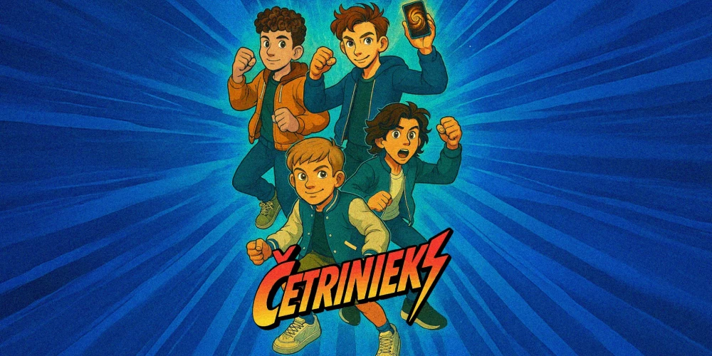 Tapis TikTok seriāls pusaudžiem “Četrinieks”.