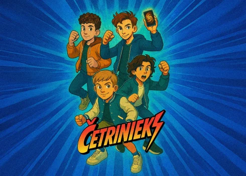 Tapis TikTok seriāls pusaudžiem “Četrinieks”.