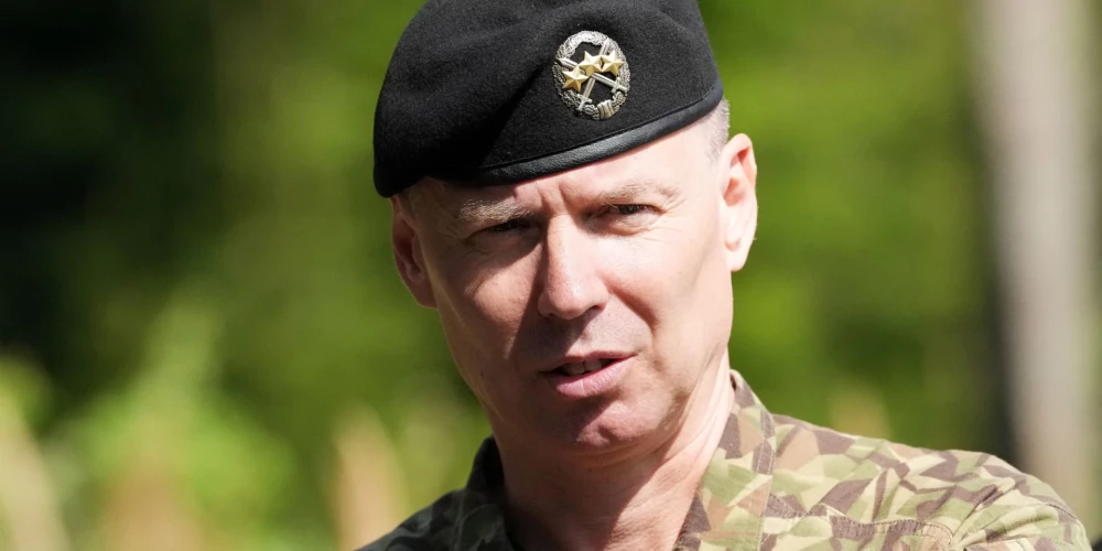 Nacionālo bruņoto spēku komandieris brigādes ģenerālis Kaspars Pudāns.