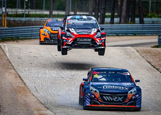 Nakts rallijkrosā uz starta izies divi Eiropas RX čempionāta Somijas posma medaļnieki