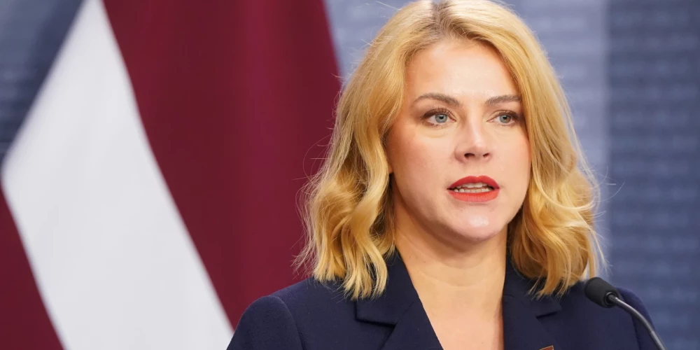 Ministru prezidente Evika Siliņa. 
