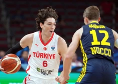 Osmans pirms Turcijas basketbolistu spēles ar Grieķiju EČ pusfinālā traumas dēļ izlaiž treniņu