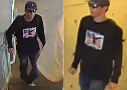 FIB publicē meklētā vīrieša foto Kērka slepkavības lietā un piedāvā 100 000 dolāru atlīdzību par informāciju.