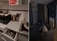 VIDEO: pārbiedēta sieviete savā virtuvē nofilmē paranormālas parādības