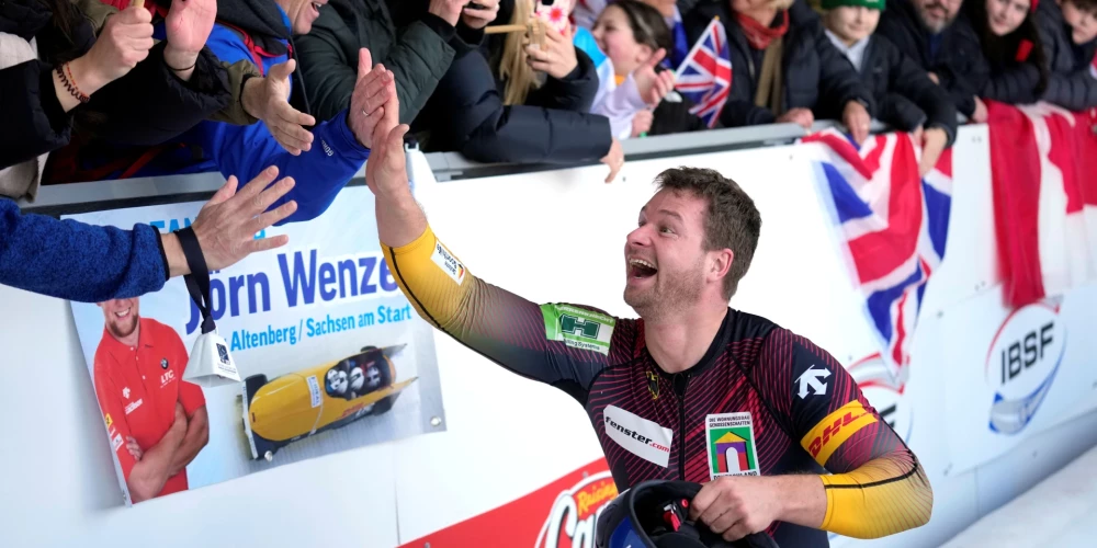  Titulētais Vācijas bobsleja pilots Johanness Lohners 