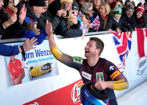  Titulētais Vācijas bobsleja pilots Johanness Lohners 