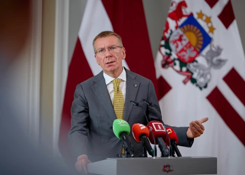 Latvijas Valsts prezidents Edgars Rinkēvičs.