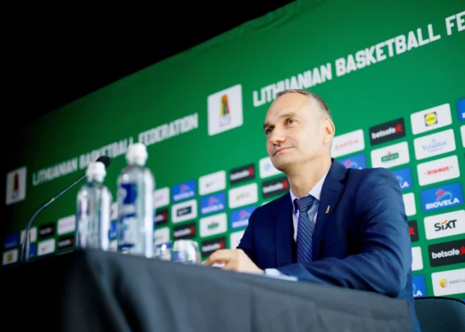 “Jūs jau esat uzvarētāji!” Lietuvas federācijas prezidents skaidro “EuroBasket” dažādo ietekmi un Rima Kurtinaiša faktoru