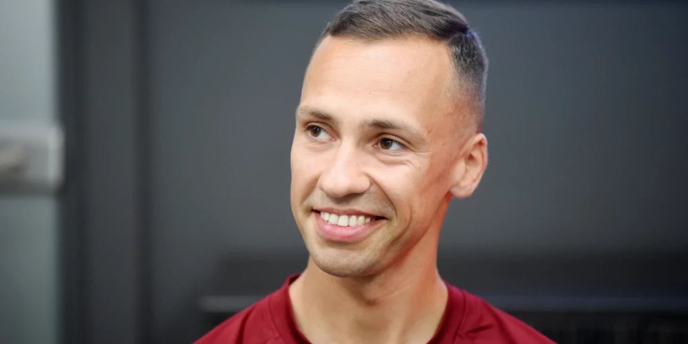 Latvijas vieglatlēts Raivo Saulgriezis.