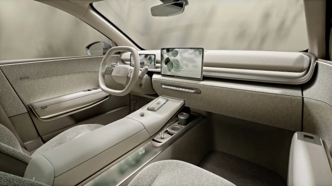 "Volkswagen ID.Cross" konceptauto vismaz ir atgriezušās fiziskas pogas klimatkontroles regulēšanai.