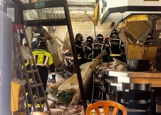 Madrides bārā nograndis spēcīgs sprādziens, daudzi cietušie