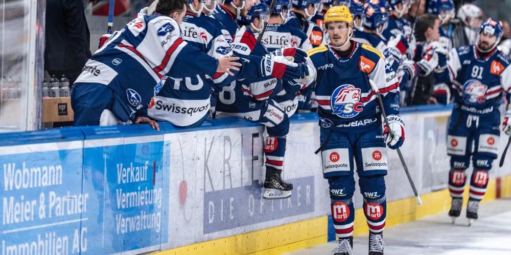 Rūdolfs Balcers ar četriem precīziem metieniem ir līgas labākais vārtu guvējs.