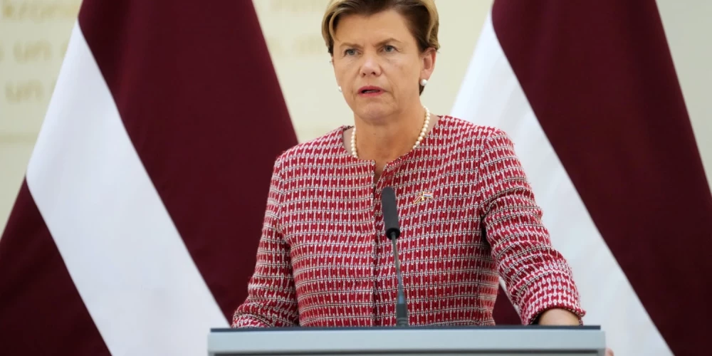 Latvijas Ārlietu ministre Baiba Braže.