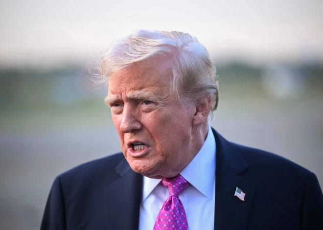 Donalds Tramps pirmo reizi nosauc Krieviju par agresoru