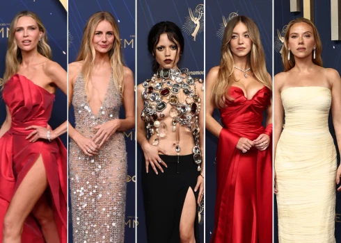 Svētdienas vakarā Losandželosā norisinājās šī gada "Emmy" balvu ceremonija - viens no spožākajiem televīzijas pasaules notikumiem. Sarkanā paklāja gaisotne bija piepildīta ar fotokameru zibšņiem un sajūsmas aplausiem, jo dāmas tajā patiesi žilbināja.