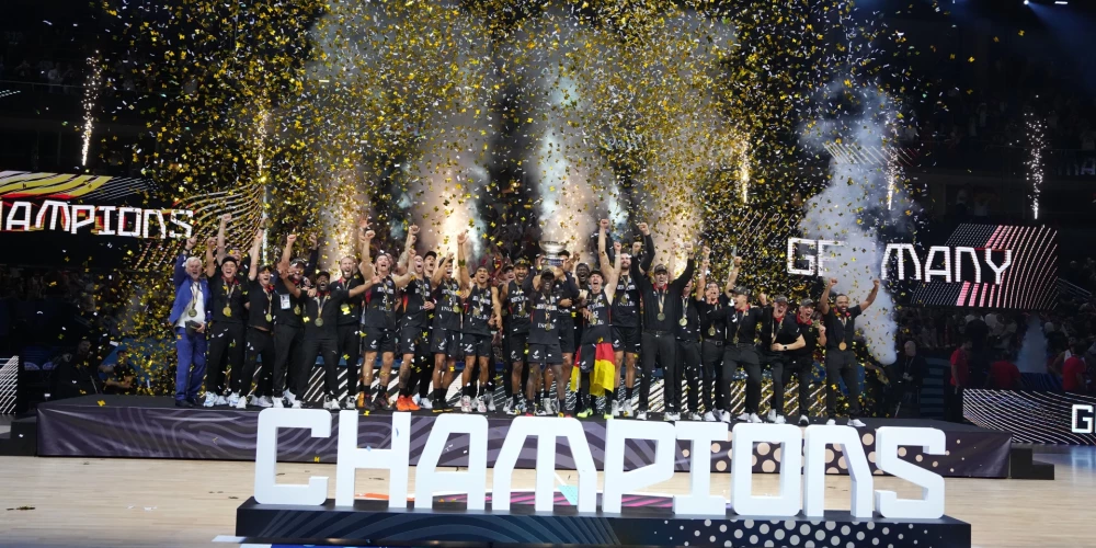 Финальный матч чемпионата Европы по баскетболу среди мужчин между сборными Германии и Турции.