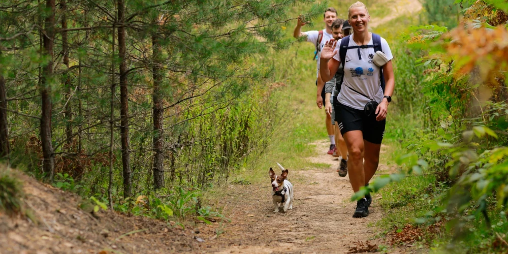 Sestdien, 13. septembrī, "Stirnu buka" seriāla piektajā posmā tika izskrieta teātra un skulptūru pilsēta pie Gaujas - Valmiera.