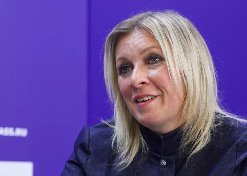 Krievijas Ārlietu ministrijas runassieva Marija Zaharova