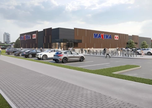 Визуализация будущего магазина.