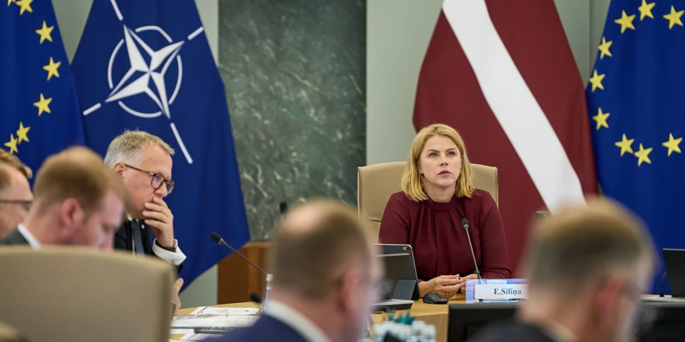 Ministru prezidente Evika Siliņa.