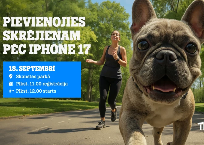 iPhone kārotājiem iespēja piedalīties sacensībās “Skrējiens pēc iPhone”