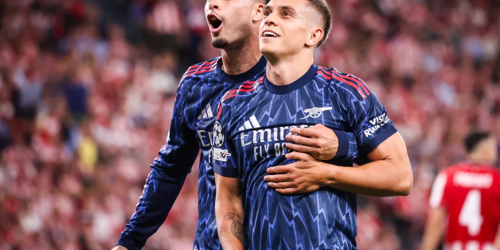 "Arsenal" apklusināja pārpildīto Bilbao stadionu, pieveicot "Athletic" ar 2:0