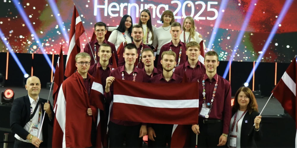 Mona Gabriela Gorsvāne no Ventspils tehnikuma konkursā tika godināta ar īpašo apbalvojumu “Best of Nation”, kā labākā Latvijas komandas dalībniece.