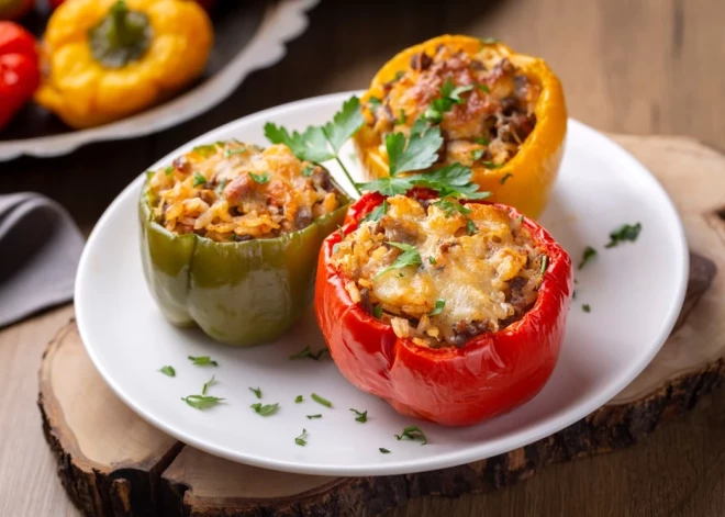 Сытно и вкусно! Готовим фаршированные перцы