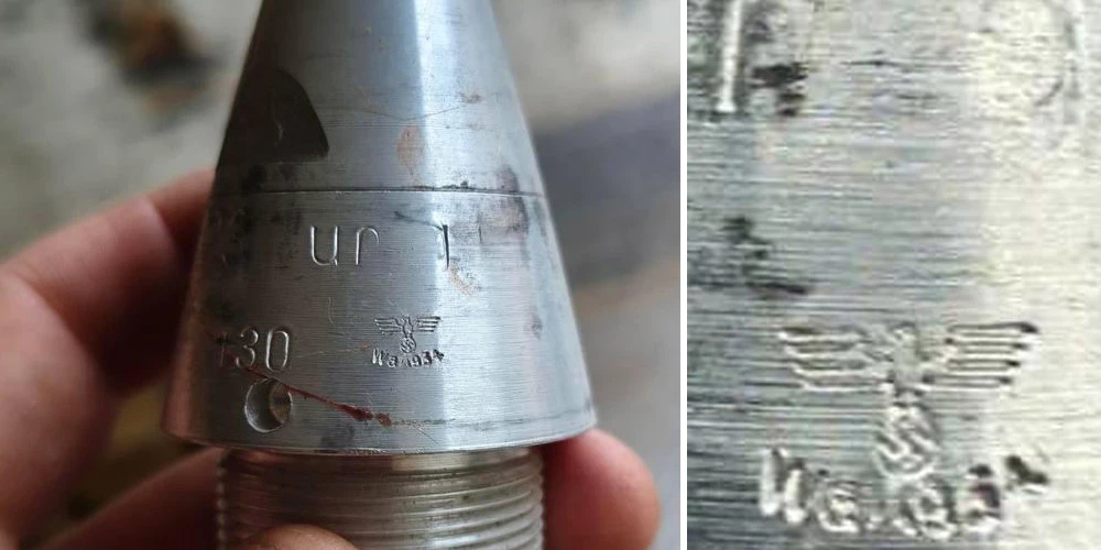 Ar nacistu simboliku aprīkotu detonatoru atrašana Krievijas militārajā noliktavā atgādina par PSRS militāri politiskajām saitēm ar Trešo reihu.