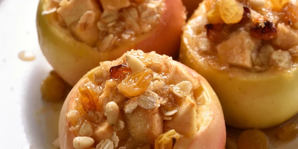 Krāsnī cepti pildīti āboli