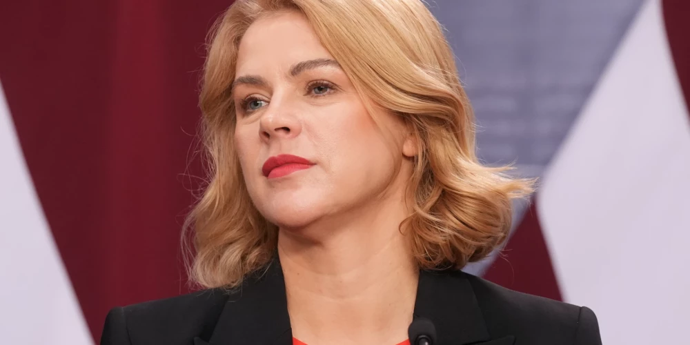 Ministru prezidente Evika Siliņa. 