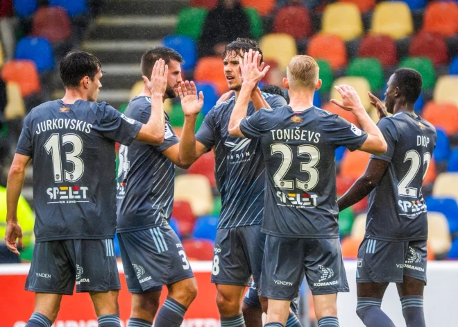 Virslīgas līdere "Riga" sakauj "Liepāju" un kļūst par "Audas" pretinieci Latvijas kausa finālā