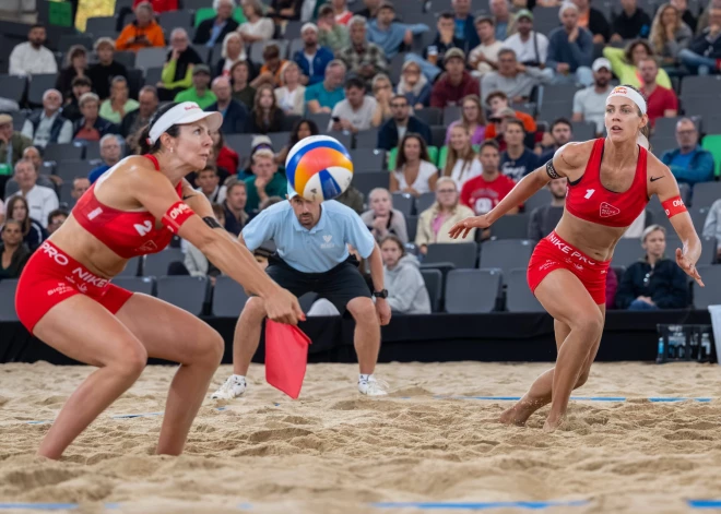 Graudiņa/Samoilova iekļūst "Elite 16" Brazīlijas turnīra astotdaļfinālā