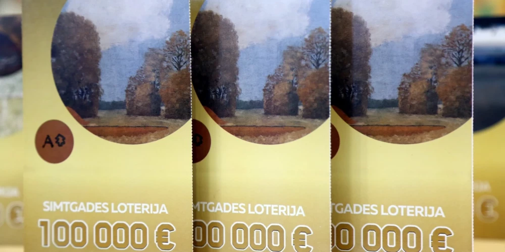 Simtgades loterijā 10 000 eiro laimējis frišs pensionārs no Ogres. 