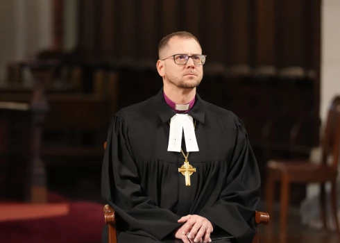 Latvijas Evaņģēliski luteriskās baznīcas arhibīskaps Rinalds Grants.