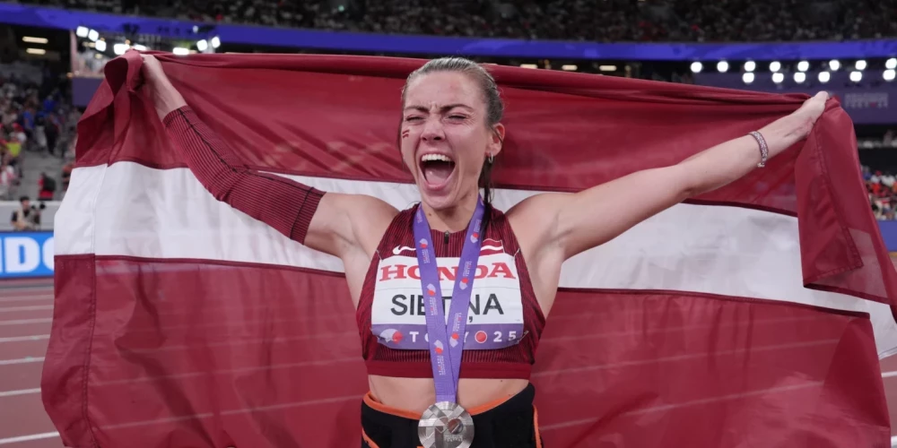 Латвийская копьеметательница Анете Сиетиня заняла в субботу второе место на чемпионате мира по легкой атлетике в Токио.