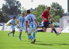 "Riga" futbolisti iztur Jelgavas izaicinājumu un svin svarīgu uzvaru