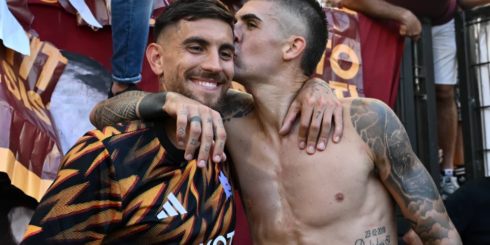 Pellegrīni vārtu guvums nodrošina "AS Roma" uzvaru galvaspilsētas derbijā.