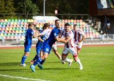 Džibrila Geja vārti kompensācijas laikā dāvā “Liepājai” uzvaru pār “Grobiņu”