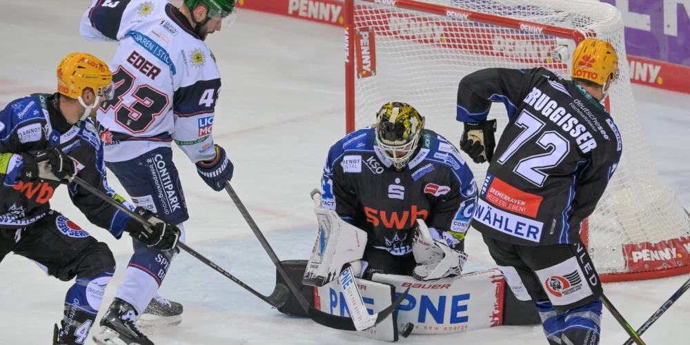 Gudļevskim vēlreiz sekmīga spēle un uzvara DEL mačā.