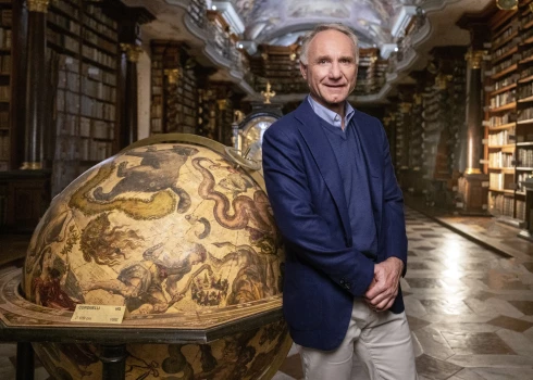 Rakstnieks Dens Brauns šā gada 19. septembrī.