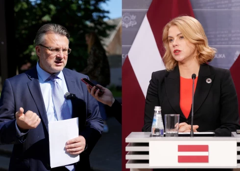 Айнар Шлесерс и Эвика Силиня.