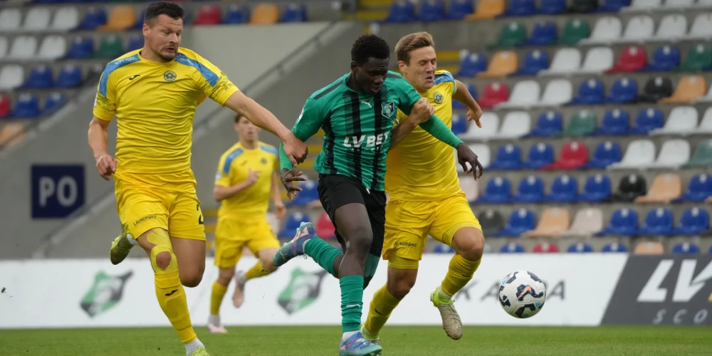 "Audas" labā vārtus guva Enco Monteiro, Džeksons Keniu un Žeudi Stīvensons.